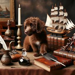 1740s dog photo.