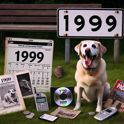 1999 dog photo.