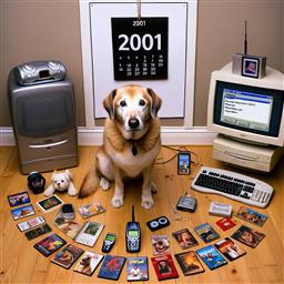 2001 dog photo.