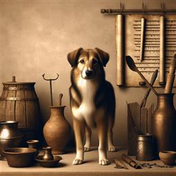 7th Century dog photo.