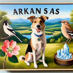 Arkansas dog photo.