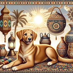 Baghdad dog photo.