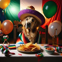 Cinco De Mayo dog photo.