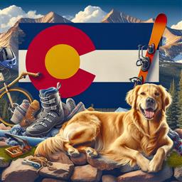 Colorado dog photo.
