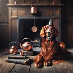 Copper dog photo.