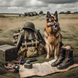 D-Day dog photo.