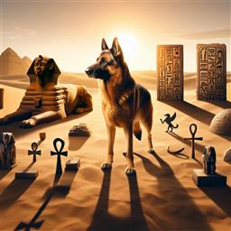 Egypt dog photo.