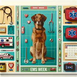 Thumb of EMS Week dog photo.