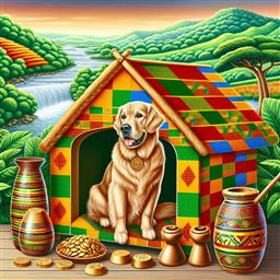 Ghana dog photo.