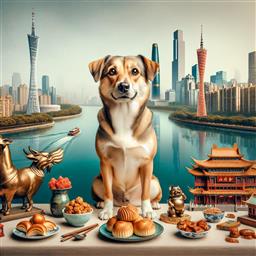 Guangzhou dog photo.