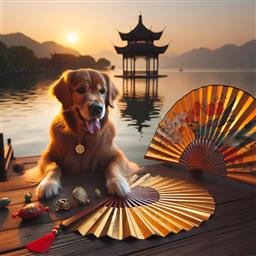 Hangzhou dog photo.