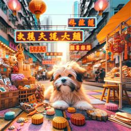 Hong Kong dog photo.