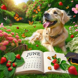 June dog photo.
