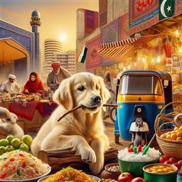 Karachi dog photo.