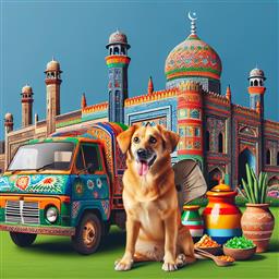 Lahore dog photo.