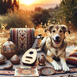 Levantine Arabic dog photo.