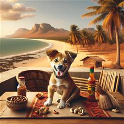 Mozambique dog photo.