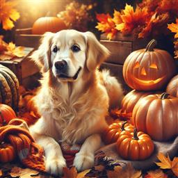 October dog photo.