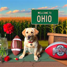 Ohio dog photo.