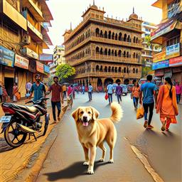 Pune dog photo.