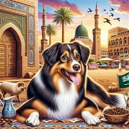 Riyadh dog photo.