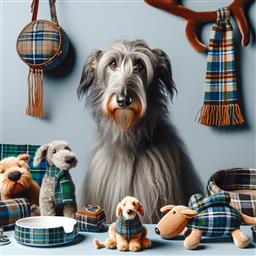Scottish Deerhound dog photo.