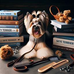 Skye Terrier dog photo.