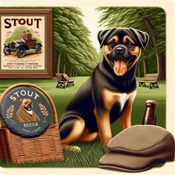 Stout dog photo.