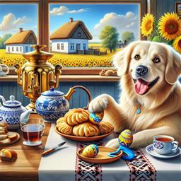 Ukraine dog photo.