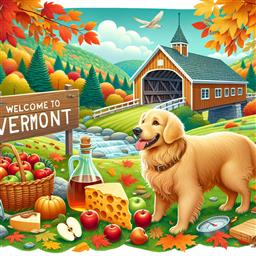 Vermont dog photo.